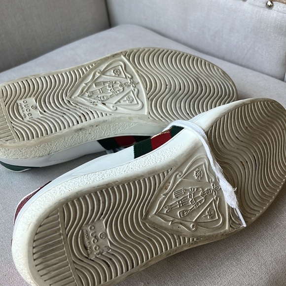 Gucci lightning bolt sneakers men 8 and 9.5-10 women - Picture 4 of 7